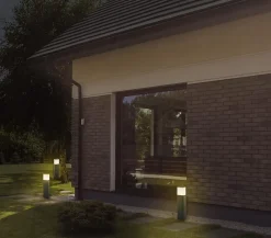 Sale Näve Lampes d'extérieur LED 'Vigo' en métal et plastique anthracite, avec LED intégrée, lampe d'allée