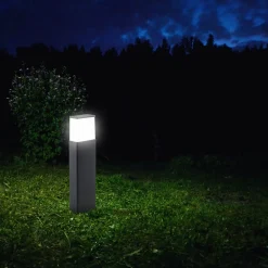 Sale Näve Lampes d'extérieur LED 'Vigo' en métal et plastique anthracite, avec LED intégrée, lampe d'allée