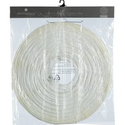 Atmosphera Créateur D'Intérieur Abat-Jour<Lanterne boule - papier et métal - blanc - D45 cm - Atmosphera