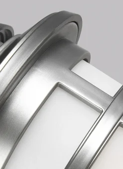 Sale Elstead Lighting Lanterne murale d'extérieur à 1 lumière Elstead Newport, acier brossé peint, IP44, E27