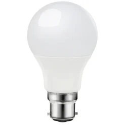 Outlet Diall Lot 3 ampoules LED A60 B22 1055lm 9.5W = 75W Ø6cm blanc chaud
