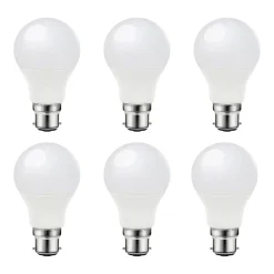 Diall Ampoule B22, Culot À Baïonnette|Ampoule Led Fonctionnelle<Lot 6 ampoules LED B22 A60 806lm blanc