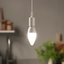 Best Diall Lot 3 ampoules LED flamme E14 470lm 4.2W = 40W Ø3.5cm blanc neutre