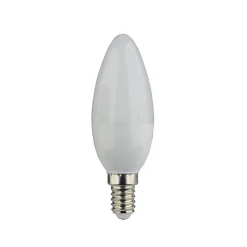 Best Diall Lot 3 ampoules LED flamme E14 470lm 4.2W = 40W Ø3.5cm blanc neutre