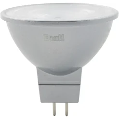 Outlet Diall Lot 3 ampoules LED MR16 GU5.3 345lm 3.4W = 35W Ø4.5cm blanc chaud
