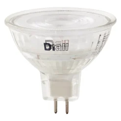 Clearance Diall Lot 3 ampoules LED MR16 GU5.3 621lm 6.1W = 50W Ø4.5cm blanc neutre