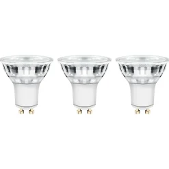 Best Diall Lot 3 ampoules LED spot réflecteur GU10 345lm 3.6W = 35W Ø5cm blanc neutre