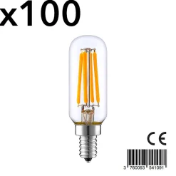 Clearance Lumisky Lot de 100 ampoules filaments LED PLUTON E14 4W