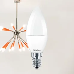 Best Braytron Lot de 50 ampoules LED flamme 5W (Eq. 35W) E14 4000K