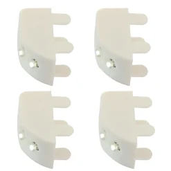 Näve Lot de 4 éclairages LED pour armoires avec capteur