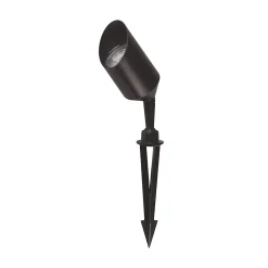 Braytron Lot de 5 spots jardin orientables GU10 35W IP65 Noir