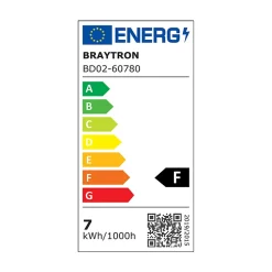 Best Braytron Lot de 10 spots LED encastrables 3en1 rond blanc 7W IP20 Dimmable