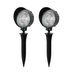 Digilamp Spot À Encastrer Et À Piquer Extérieur<Lot de 2 Spots LED extérieur à piquer Spot de jardin blanc neutre IP65 lumière de jardin