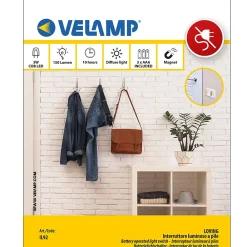 Clearance Velamp LOVING : interrupteur LED à piles (incluses). Blanc