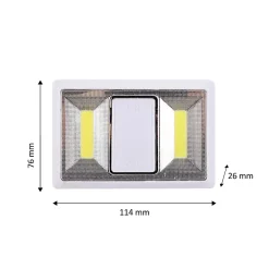 Clearance Velamp LOVING : interrupteur LED à piles (incluses). Blanc
