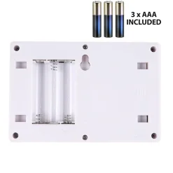 Clearance Velamp LOVING : interrupteur LED à piles (incluses). Blanc