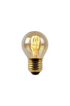 Best Lucide G45 - Ampoule filament - 4,5 cm - LED Dim. - E27 - 1x3W 2200K - Ambre