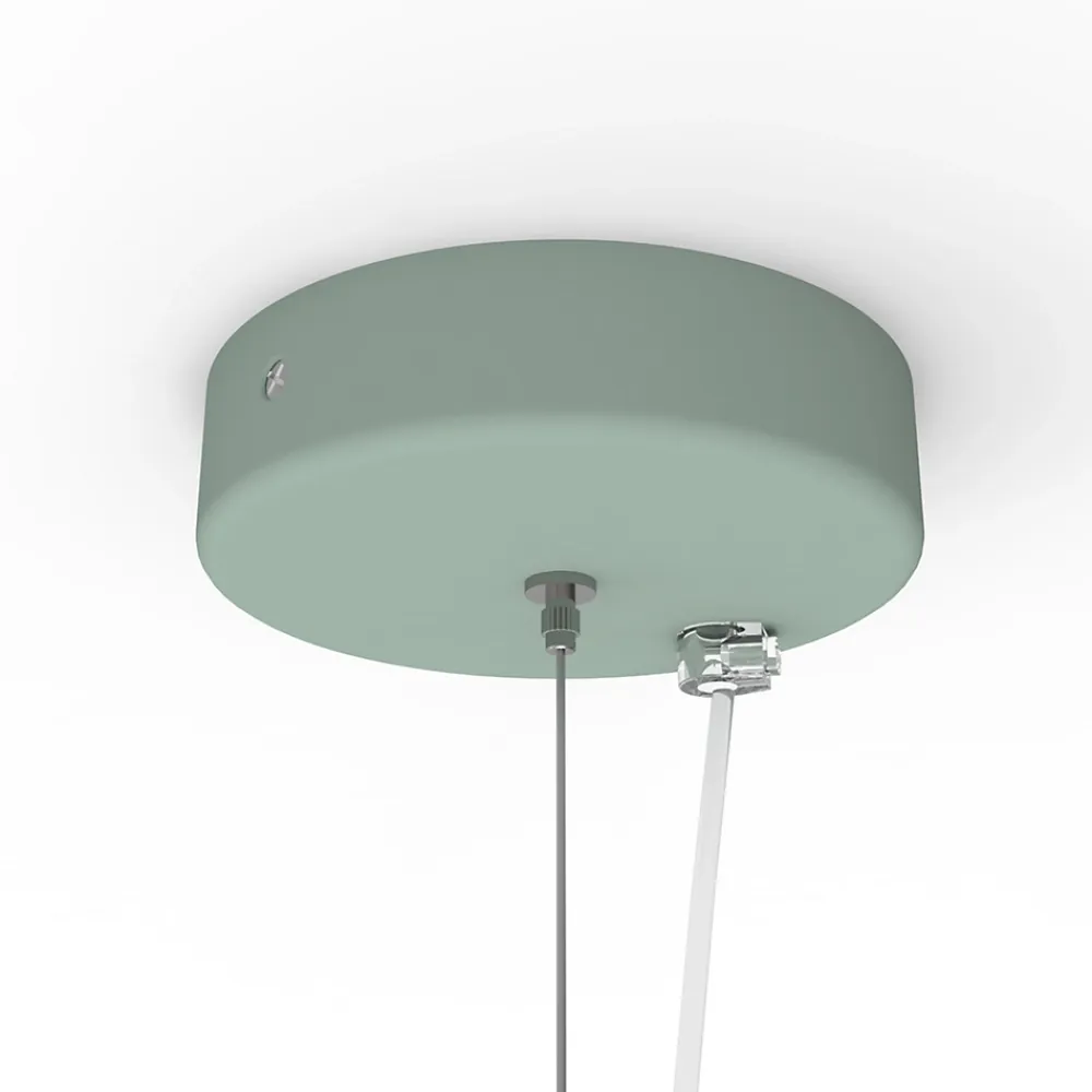 Best Lumicom - CALICE Suspension, 1X E27, max 42W, métal, vert iceberg, D.60cm