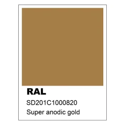Best Lumicom - CAMPANELLA Plafonnier, 3X GU10, max 33W, métal, anodic gold, D.12cm