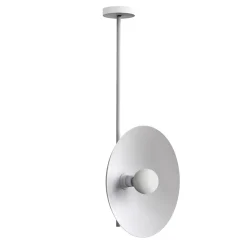 Best Lumicom - CASSINI Plafonnier, 1XE27, max 42W, métal, blanc mat, D40cm