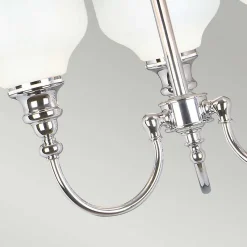 Best Elstead Lighting Lustre Cheadle 3 lumières - Chrome Poli