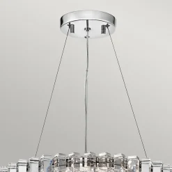 Discount Elstead Lighting Lustre Crystal Skye 8 lumières