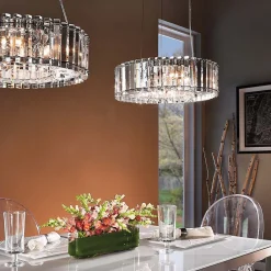 Discount Elstead Lighting Lustre Crystal Skye 8 lumières