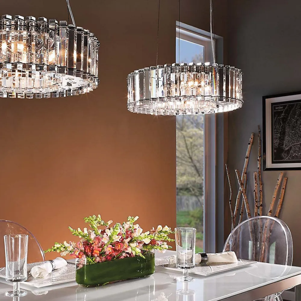 Discount Elstead Lighting Lustre Crystal Skye 8 lumières