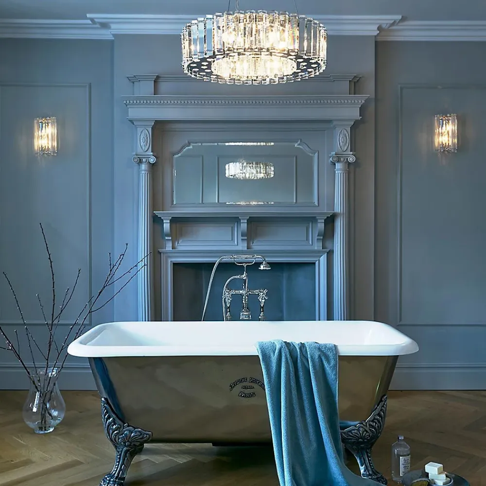 Discount Elstead Lighting Lustre Crystal Skye 8 lumières