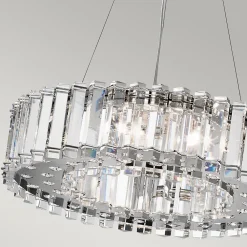 Discount Elstead Lighting Lustre Crystal Skye 8 lumières