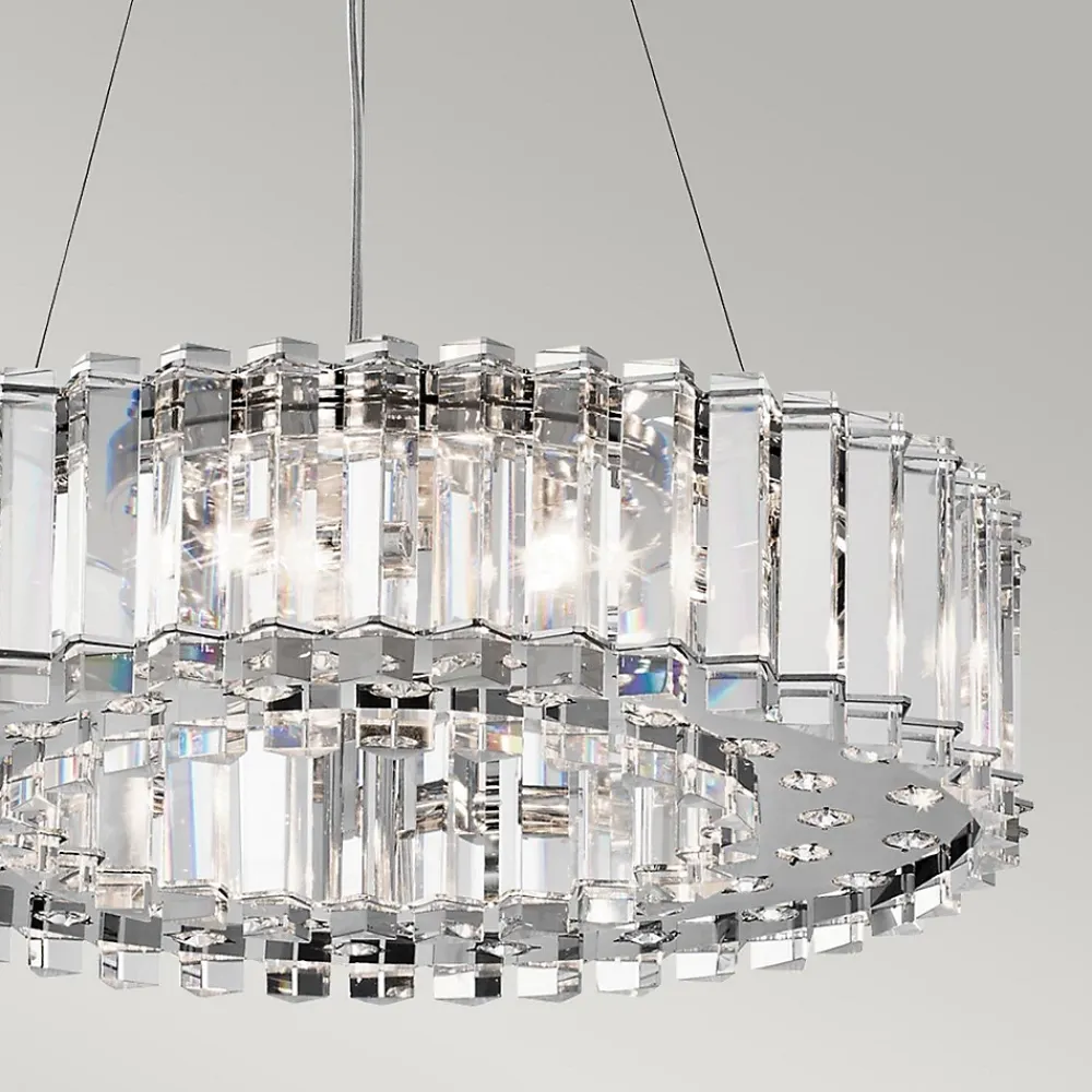 Discount Elstead Lighting Lustre Crystal Skye 8 lumières