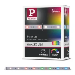 Best Paulmann MaxLED 250 Strip LED Extension 1m RGBW+ 7W 270lm/m RGBW+