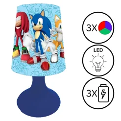 Clearance Lexibook Mini lampe de chevet veilleuse sans fil Sonic