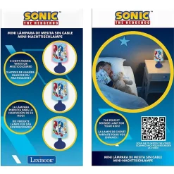 Clearance Lexibook Mini lampe de chevet veilleuse sans fil Sonic