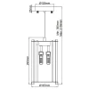 Elstead Lighting Suspension De Salle De Bains<Mini-suspension Crystal Skye 2 lumières