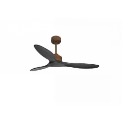 Best Klassfan Modulo Slim de - Ventilateur de plafond et destratificateur moteur DC marron et pales bois noir 25 à 40 m²