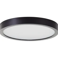 Brilliant Plafonnier De Salle De Bains<NAVARA Plafonnier noir LED intégrée 18W plastique ampoule incluse