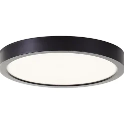 Brilliant Plafonnier De Salle De Bains<NAVARA Plafonnier noir LED intégrée 18W plastique ampoule incluse