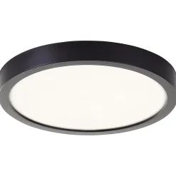 Brilliant Plafonnier De Salle De Bains<NAVARA Plafonnier noir LED intégrée 18W plastique ampoule incluse