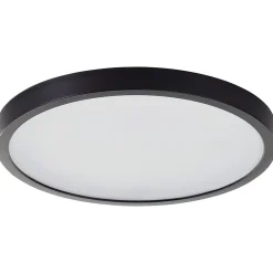 Brilliant Plafonnier De Salle De Bains<NAVARA Plafonnier noir LED intégrée 24W plastique ampoule incluse
