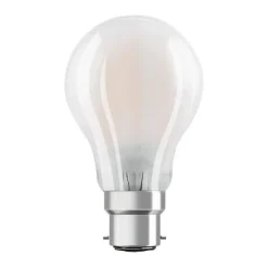 Osram Ampoule B22, Culot À Baïonnette<- Boite de 2 LED std verre dépoli 6.5W b22 806lm 2700K chaud