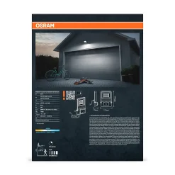 Best Osram Projecteur LED ENDURA FLOOD PC 50 W 4 000 K avec capteur gris