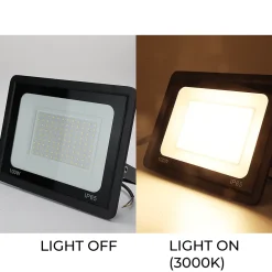 Alpinaluz Projecteur Extérieur<Pack de 5 Projecteur LED Extérieur IP65 Imperméable 100W 9500Lm 3000K Lumière Chaude pour Maison Garage Jardin Terrasse