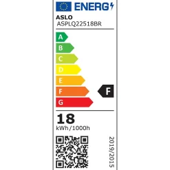 Aslo Panneau Led<Panneau LED Carré 225 x 225 mm 18W 6000K Blanc froid