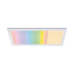 Best Paulmann Panneau LED Smart Home Zigbee 3.0 Amaris carré 595x295mm 22W 1800lm RGBW+ Blanc gradable