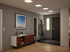 Best Paulmann Panneau LED Smart Home Zigbee 3.0 Velora carré 295x295mm 10,5W 1100lm Tunable White Blanc dépoli gradable