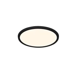 Best GoodHome Plafonnier à LED blanc neutre 1700lm 14.5W IP44 ⌀30cm noir Thornaby