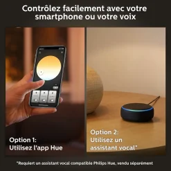 Philips Hue Luminaire Et Éclairage Connectés|Luminaire Et Éclairage Connectés<Plafonnier connecté dimmable Bluetooth IP44 Circulaire 2450lm 19,2W blanc
