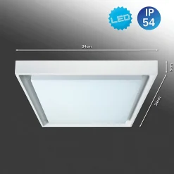 Hot Näve Plafonnier d'extérieur LED IP54 'Mio' s:34cm