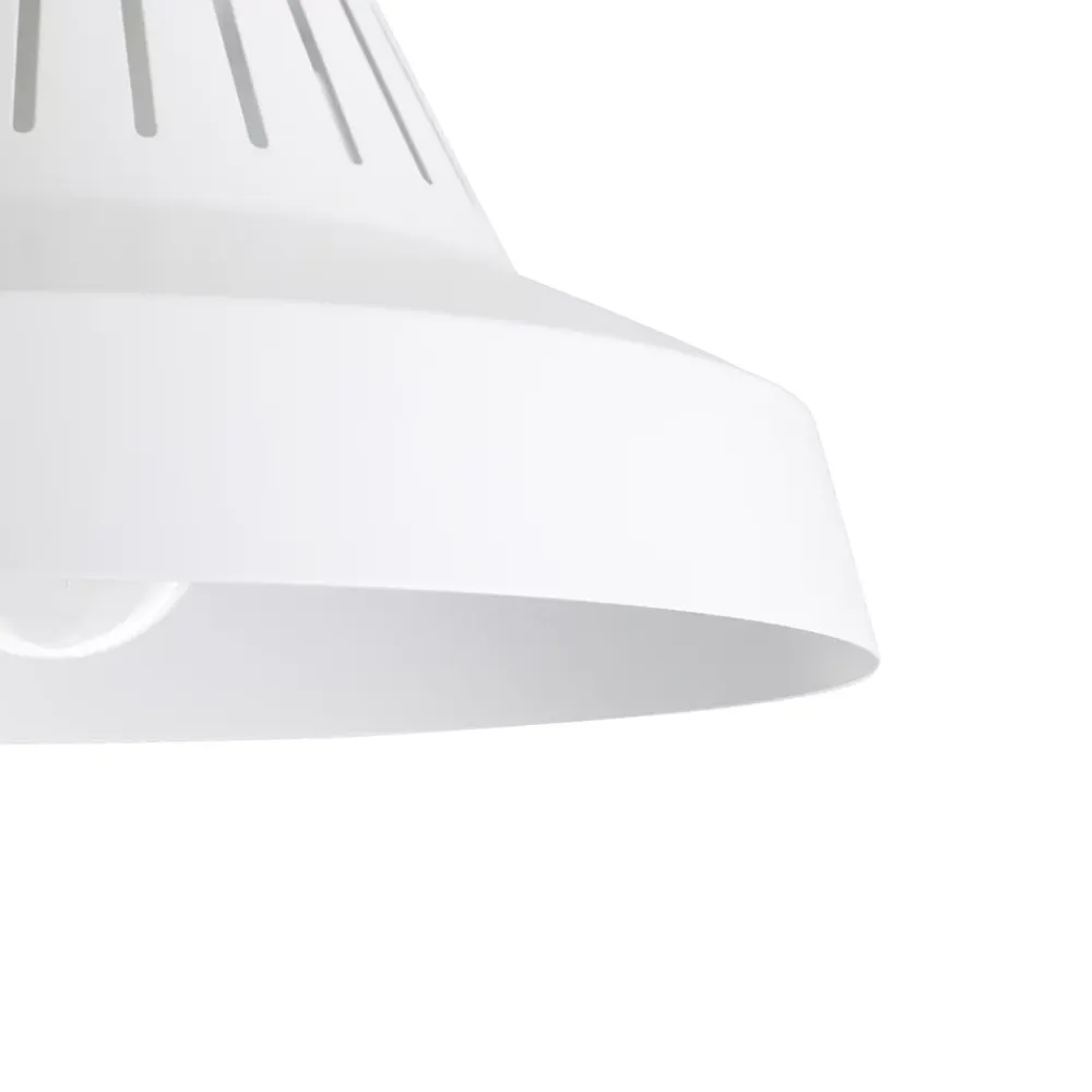 Best GoodHome Plafonnier E27 42W Yarra blanc mat H.15.5 x Ø30 cm